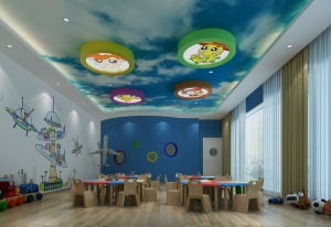 幼儿园设计效果图 幼儿园装修图片河南蓝禾装饰设计公司幼儿园装修效果图