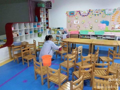 新余美佛儿赛琳国际幼儿园全园消毒工作